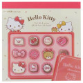 Japan Sanrio Square Memo Pad - Hello Kitty / Chocolate - 1