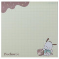 Japan Sanrio Square Memo Pad - Pochacco / Chocolate - 3