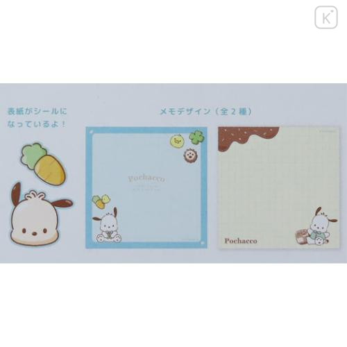 Japan Sanrio Square Memo Pad - Pochacco / Chocolate - 4