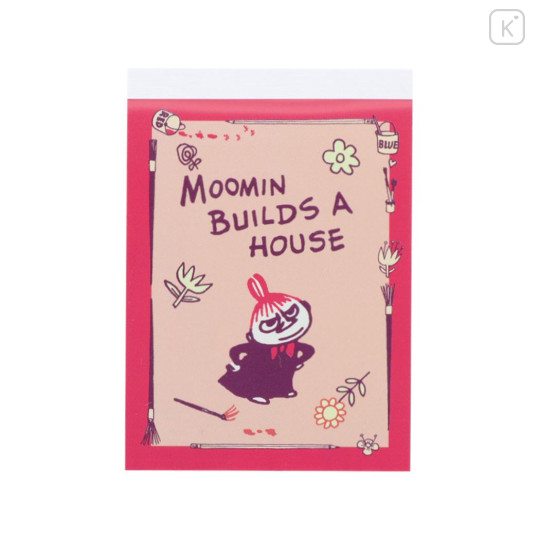 Japan Moomin Mini Notepad - Little My / My House - 1