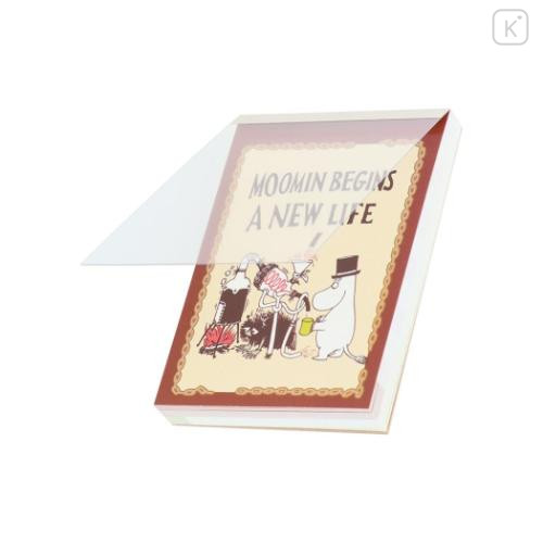 Japan Moomin Mini Notepad - Moomintroll / New Life - 4