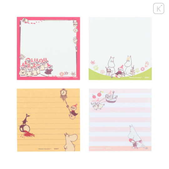 Japan Moomin Square Memo Pad - Little My / My House - 3