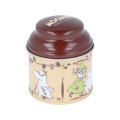 Japan Moomin Memo Pad & Can Case - Moomintroll / Friends Brown - 3