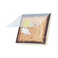 Japan Moomin Square Memo Pad - Moomintroll / Friends Brown - 4