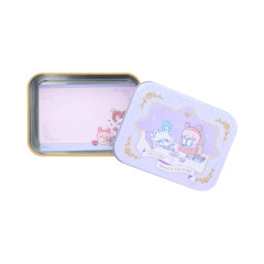 Japan Chiikawa Memo Pad & Can Case - Furuhonya Kani-chan & Momonga : Wonder Tea Time