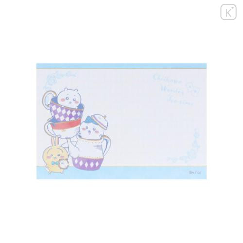 Japan Chiikawa Memo Pad & Can Case - Chiikawa & Hachiware & Usagi / Wonder Tea Time - 4