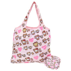 Japan Sanrio Satin Eco Bag - Characters / Teddy Bear Love