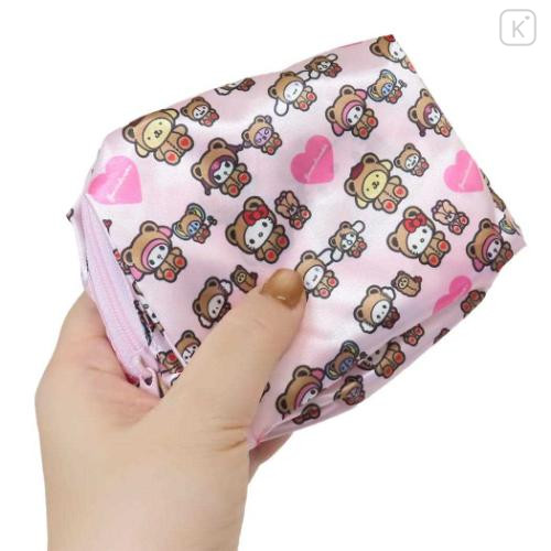 Japan Sanrio Satin Eco Bag - Characters / Teddy Bear Love - 4