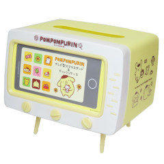 Japan Sanrio Smartphone Stand & Tissue Case - Pompompurin / TV-Shaped