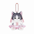 Japan Mofusand Mascot Holder - Cat Nyan / Traditional Chinese Style New Year Peach Dress - 1