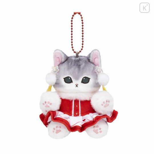 Japan Mofusand Mascot Holder - Cat Nyan / Traditional Chinese Style New Year Red Dress - 1