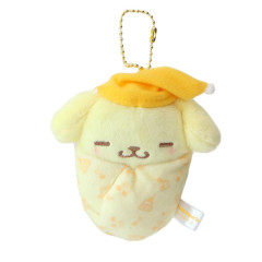 Japan Sanrio Ball Chain Swaddle Mascot - Pompompurin / Baby