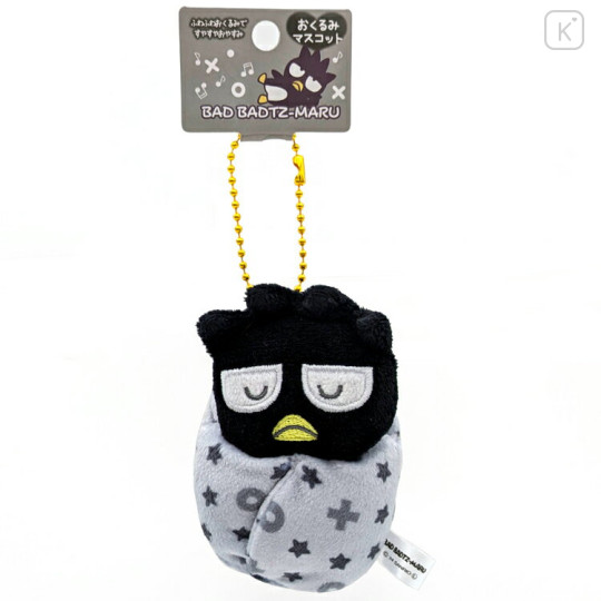 Japan Sanrio Ball Chain Swaddle Mascot - Badtz-maru / Baby - 1