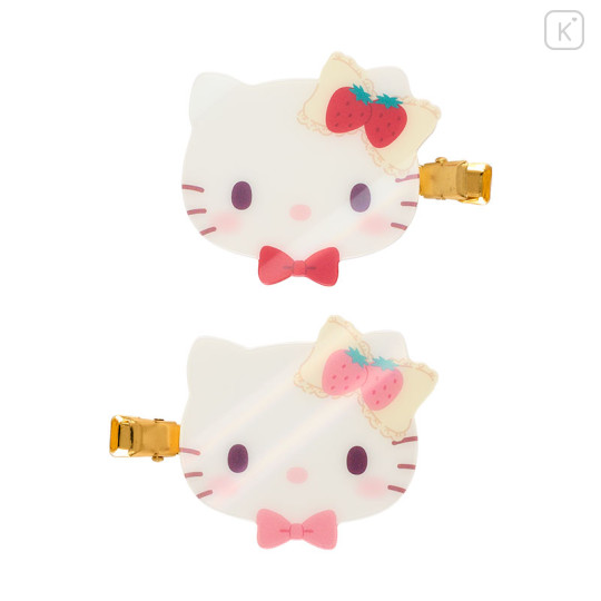 Japan Sanrio Original Bangs Clip - Hello Kitty / Shortcake - 2