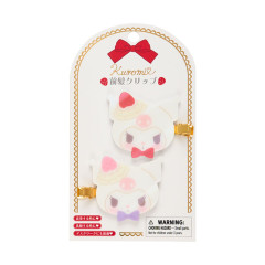 Japan Sanrio Original Bangs Clip - Kuromi / Shortcake