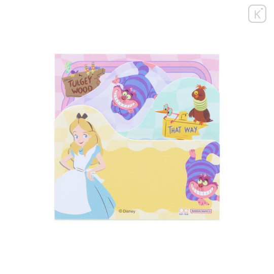 Japan Disney Sticky Notes - Alice in Wonderland / Weird Wavy Forest - 1