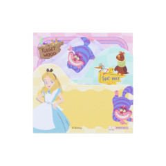 Japan Disney Sticky Notes - Alice in Wonderland / Weird Wavy Forest