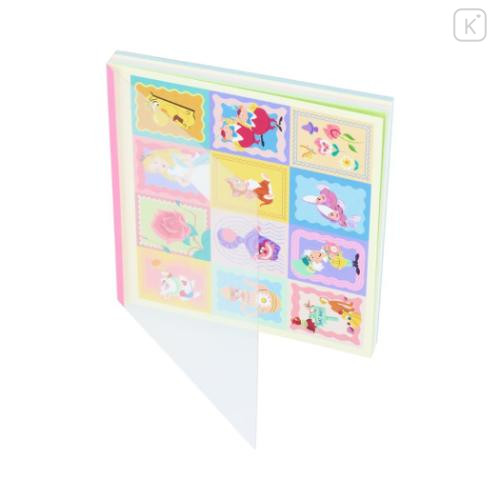 Japan Disney Square Memo Pad - Alice in Wonderland / Weird Wavy - 4