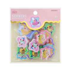 Japan Disney 3D Sticker - Alice in Wonderland / Weird Wavy Pink