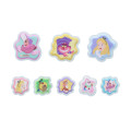 Japan Disney 3D Sticker - Alice in Wonderland / Weird Wavy Pink - 3