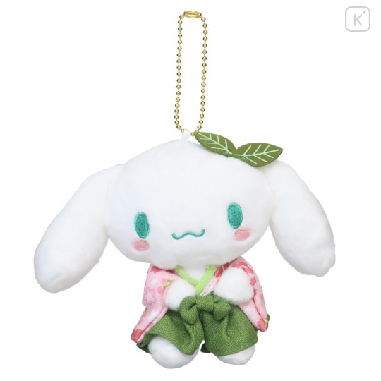 Japan Sanrio Mascot Holder - Cinnamoroll / Matcha Sakura Kimono - 1