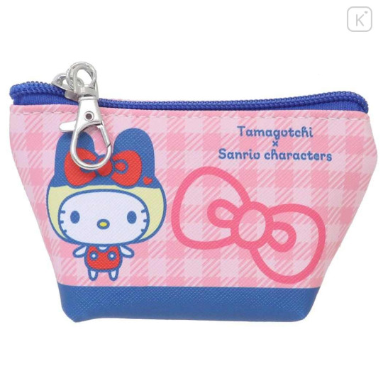 Japan Sanrio × Tamagotchi Triangular Mini Pouch - Hello Kitty - 1