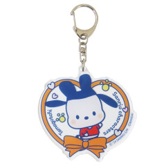 Japan Sanrio × Tamagotchi Acrylic Keychain - Pochacco / Heart