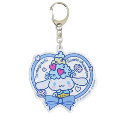 Japan Sanrio × Tamagotchi Acrylic Keychain - Cinnamoroll / Heart