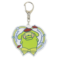 Japan Sanrio × Tamagotchi Acrylic Keychain - Pompompurin / Heart