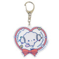 Japan Sanrio × Tamagotchi Acrylic Keychain - Cogimyun / Heart - 1