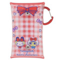 Japan Sanrio × Tamagotchi Clear Multi Case (S) - Hello Kitty / Gingham - 1