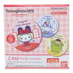 Japan Sanrio × Tamagotchi Secret Can Badge - Characters