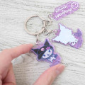 Japan Sanrio × Tamagotchi Acrylic Keychain 3 Charm - Kuromi - 2