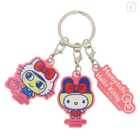 Japan Sanrio × Tamagotchi Acrylic Keychain 3 Charm - Hello Kitty - 1