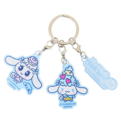 Japan Sanrio × Tamagotchi Acrylic Keychain 3 Charm - Cinnamoroll