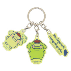 Japan Sanrio × Tamagotchi Acrylic Keychain 3 Charm - Pompompurin