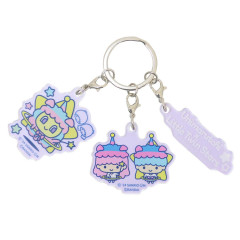 Japan Sanrio × Tamagotchi Acrylic Keychain 3 Charm - Little Twin Stars