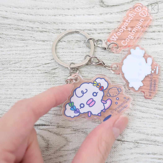 Japan Sanrio × Tamagotchi Acrylic Keychain 3 Charm - Cogimyun - 2