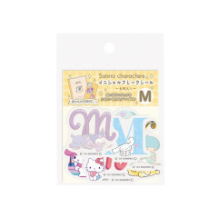 Japan Sanrio Big Moji Sticker - Characters / English Alphabet M