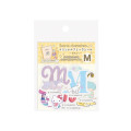 Japan Sanrio Big Moji Sticker - Characters / English Alphabet M - 1