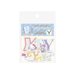 Japan Sanrio Big Moji Sticker - Characters / English Alphabet Y