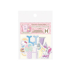 Japan Sanrio Big Moji Sticker - Characters / English Alphabet H