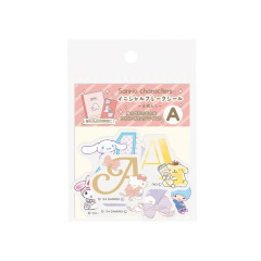 Japan Sanrio Big Moji Sticker - Characters / English Alphabet A