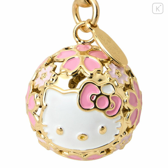 Japan Sanrio Original Bell Netsuke - Hello Kitty / Pink - 2