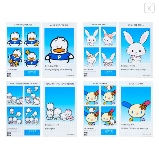 Japan Sanrio Secret ID Photo Sticker - Sanrio Characters : Blind Box - 6