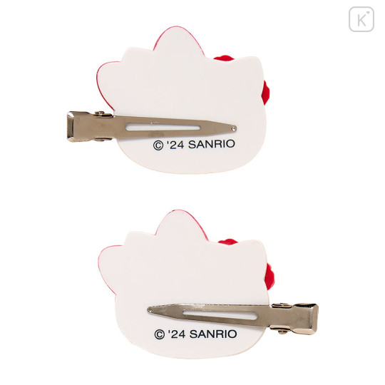 Japan Sanrio Original Bangs Clip Deluxe - Hello Kitty / Red - 3