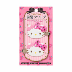 Japan Sanrio Original Bangs Clip Deluxe - Hello Kitty / Pink