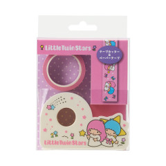 Japan Sanrio Original Tape Cutter & Paper Tape - Little Twin Stars / Sanrio Forever