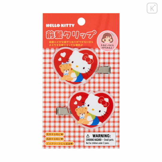 Japan Sanrio Original Bangs Clip Set - Hello Kitty / Sanrio Forever - 1