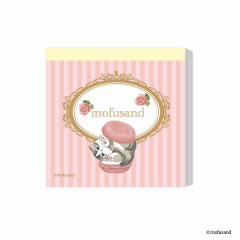 Japan Mofusand Square Memo - Cat : Sweets Blossom